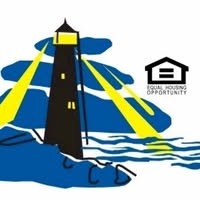 Great Lakes Real Estate lighthouse logo with Equal Housing Opportunity symbol